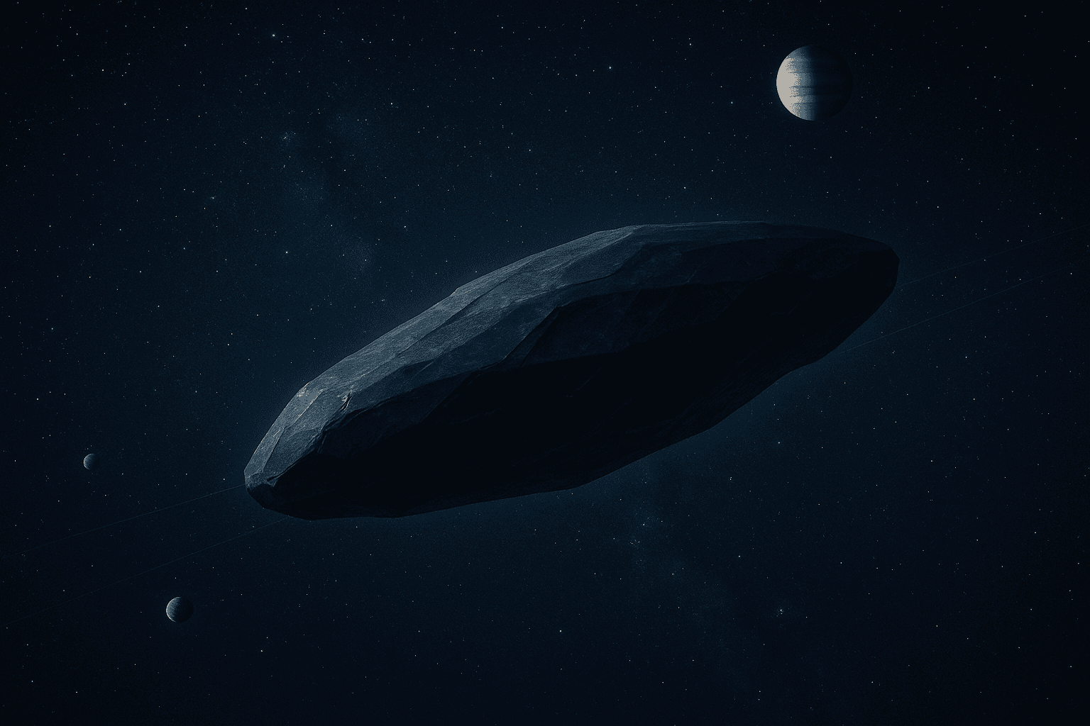Artistic representation of 3I/ATLAS
