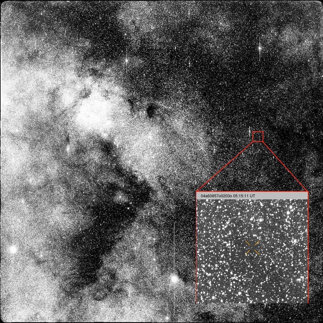 Comet 3I/ATLAS observation from NASA when it was discovered on July 1st 2025.
